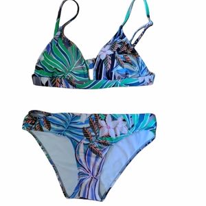 Hurley women's bikini set nwt M printed